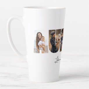 Collage photo de la tante Latte Mug