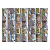 Collage photo de la vache Highland, nappe (Devant (Horizontal))