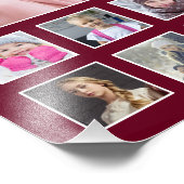 Collage photo de l'école secondaire K-12 Maroon et (Coin)