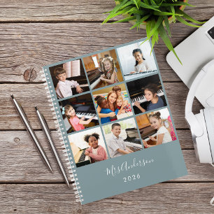 Collage photo de l'enseignant de musique personnal