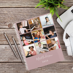 Collage photo de l'enseignant de musique personnal
