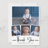 Collage photo de Merci manuscrit moderne (Devant)