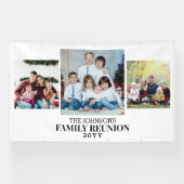 Collage photo de réunion familiale Grande bannière (Horizontal)