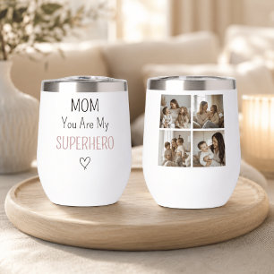 Collage Photo de Super-Héroïne Maman Personnalisé