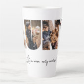 Collage photo de tante Latte Mug (Devant)