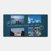 Collage photo de vacances familiales modernes (Recto)