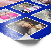 Collage photo du lycée K-12 Royal Blue Silver (Coin)