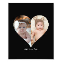 Collage photo en forme de coeur 2