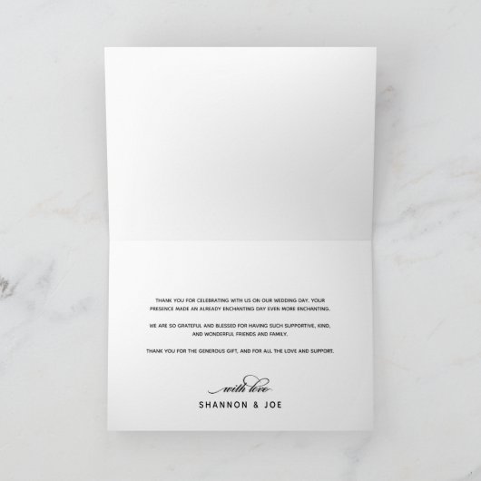 Collage photo en Merci blanc (Intérieur)