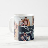 Collage photo famille 6 Photos Café Mug (Devant gauche)