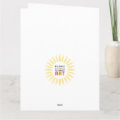 Collage photo fille Carte d'anniversaire (Dos)