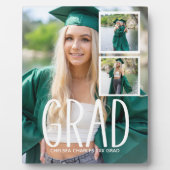 collage photo graduation Plaque avec Easel (Devant)