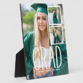 collage photo graduation Plaque avec Easel (Côté)
