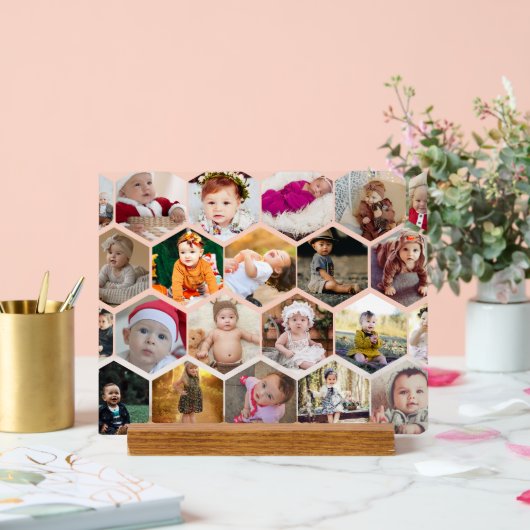 Collage photo Hexagon (Mariage)