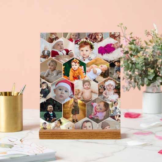 Collage photo Hexagon (Mariage)