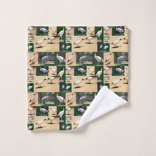 Collage photo Ibis, linge (Gant de toilette)