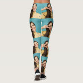 Collage photo Leggings Visage personnalisé Impress (Dos)