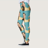 Collage photo Leggings Visage personnalisé Impress (Gauche)