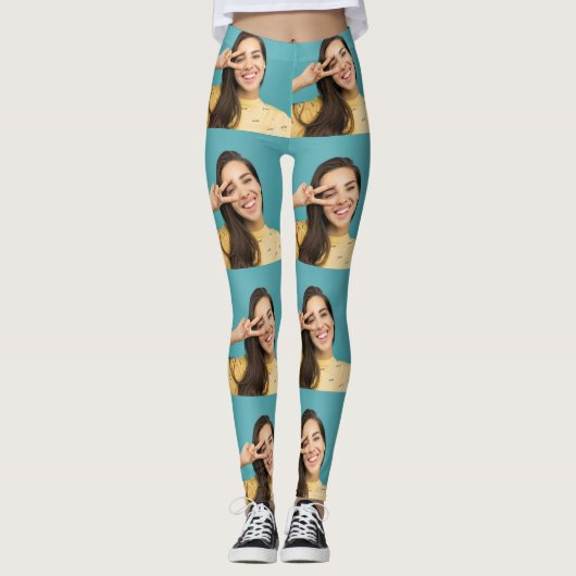 Collage photo Leggings Visage personnalisé Impress (Devant)