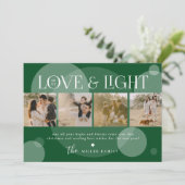 Collage photo Love & Light Carte de Noël (Debout devant)