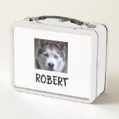 COLLAGE photo Lunchbox BLACK BLUE À Personnaliser (Dos)