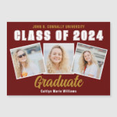 Collage photo Maroon 2025 - Magnet Card (Devant)
