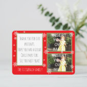 Collage photo Merci personnalisé (Debout devant)