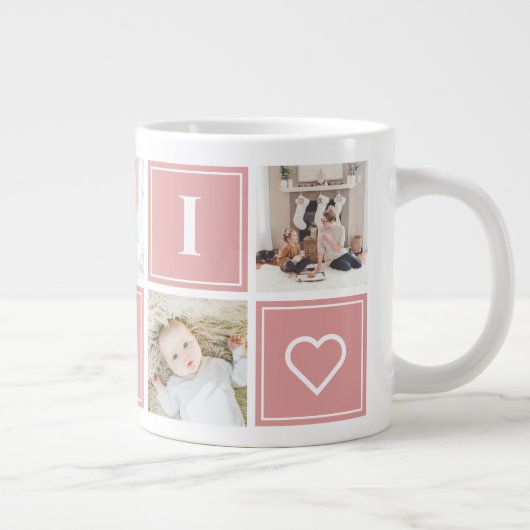 Collage photo Mimi Custom Giant Coffee Mug (Droite)