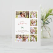 Collage Photo moderne Carte de vacances (Debout devant)
