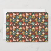 Collage photo moderne Joyeuse carte de Noël (Dos)