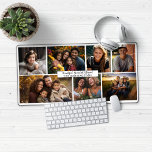 Collage photo moderne personnalisé<br><div class="desc">Collage Photo Moderne Personnalisé Bureau Mat Souris Pad. Ajoutez 7 de vos photos préférées et votre propre texte ou nom pour en faire un comptoir unique et customisé. Idéal pour les cadeaux, les jeux et plus encore ! Veuillez nous contacter à cedarandstring@gmail.com si vous avez besoin d'aide pour la conception...</div>