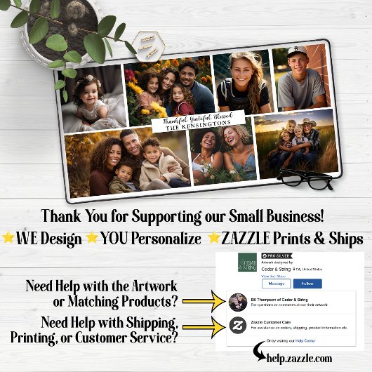 Collage photo moderne personnalisé