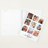 Collage photo monogramme blanc moderne 2027 (Devant avec enveloppe)