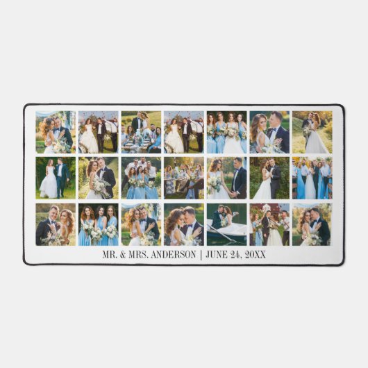 Collage photo multiple Mariage moderne (Recto)