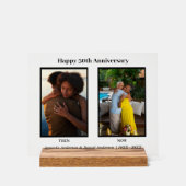 Collage photo noir et blanc 2 Anniversaire (Recto)