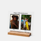 Collage photo noir et blanc 2 Anniversaire (Angle)