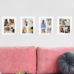 Collage photo personnalisé<br><div class="desc">Faites votre propre grand ensemble d'art mural à partir de Ricaso en téléchargeant votre propre photographie et / ou ensemble d'oeuvres d'art de 2 3 ou 4 - cela rendra votre maison,  bureau etc look grand et personnel. Conçu dans le style collage</div>