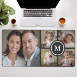 Collage photo personnalisé 5 Famille noire<br><div class="desc">Personnalisez votre espace de travail avec cet élégant tapis de bureau doté d'un collage 5 photos personnalisable et d'accents noirs. Parfait pour présenter des souvenirs de famille, des animaux de compagnie ou des moments préférés, ce tapis de bureau combine fonctionnalité et valeur sentimentale, ce qui le rend idéal pour les...</div>