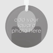 Collage photo personnalisé avec photos Carrés (dos)