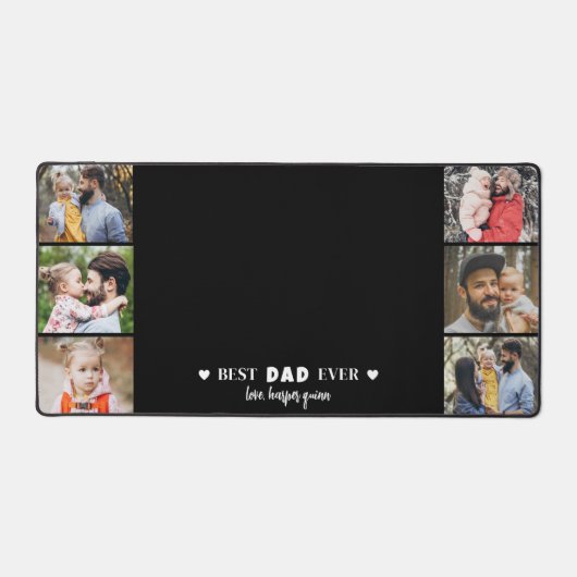 Collage photo personnalisé Best Papa (Recto)