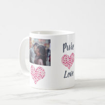 Collage photo personnalisé Coeur Love Mug