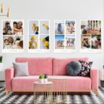 Collage photo personnalisé et texte<br><div class="desc">Faites votre propre grand ensemble d'art mural à partir de Ricaso en téléchargeant votre propre photographie et / ou ensemble d'oeuvres d'art de 2 3 ou 4 - cela rendra votre maison,  bureau etc look grand et personnel. Conçu en style collage avec modèle texte</div>