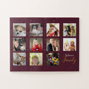 Collage photo personnalisé facile PUZZLE 30 pièces