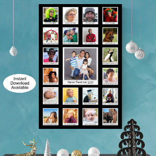 Collage photo personnalisé Impressions et notes in