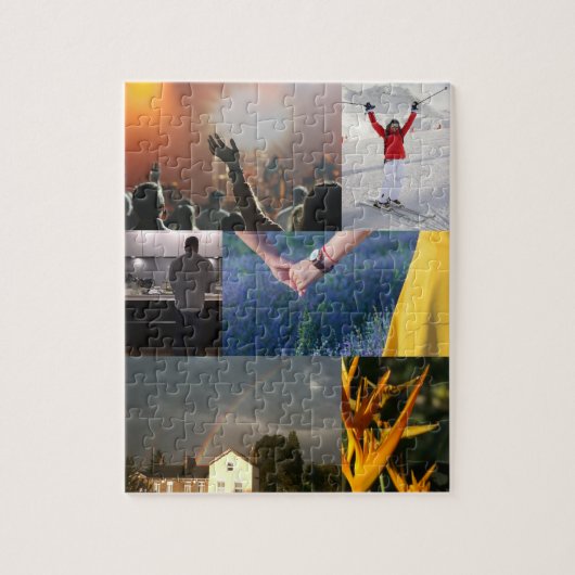 Collage photo personnalisé Jigsaw Puzzles (Vertical)