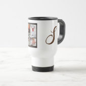 Collage photo personnalisé Mug de voyage (Devant droit)