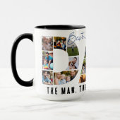 Collage photo personnalisé Papa Mug (Gauche)