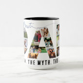 Collage photo personnalisé Papa Mug (Centre)