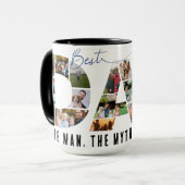 Collage photo personnalisé Papa Mug (Devant gauche)