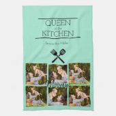 Collage photo personnalisé Serviette de cuisine (Vertical)